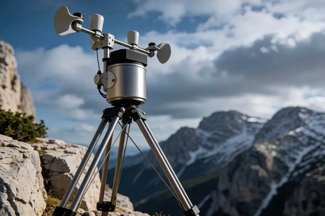 Hochalpine Wetterstation Instrumente