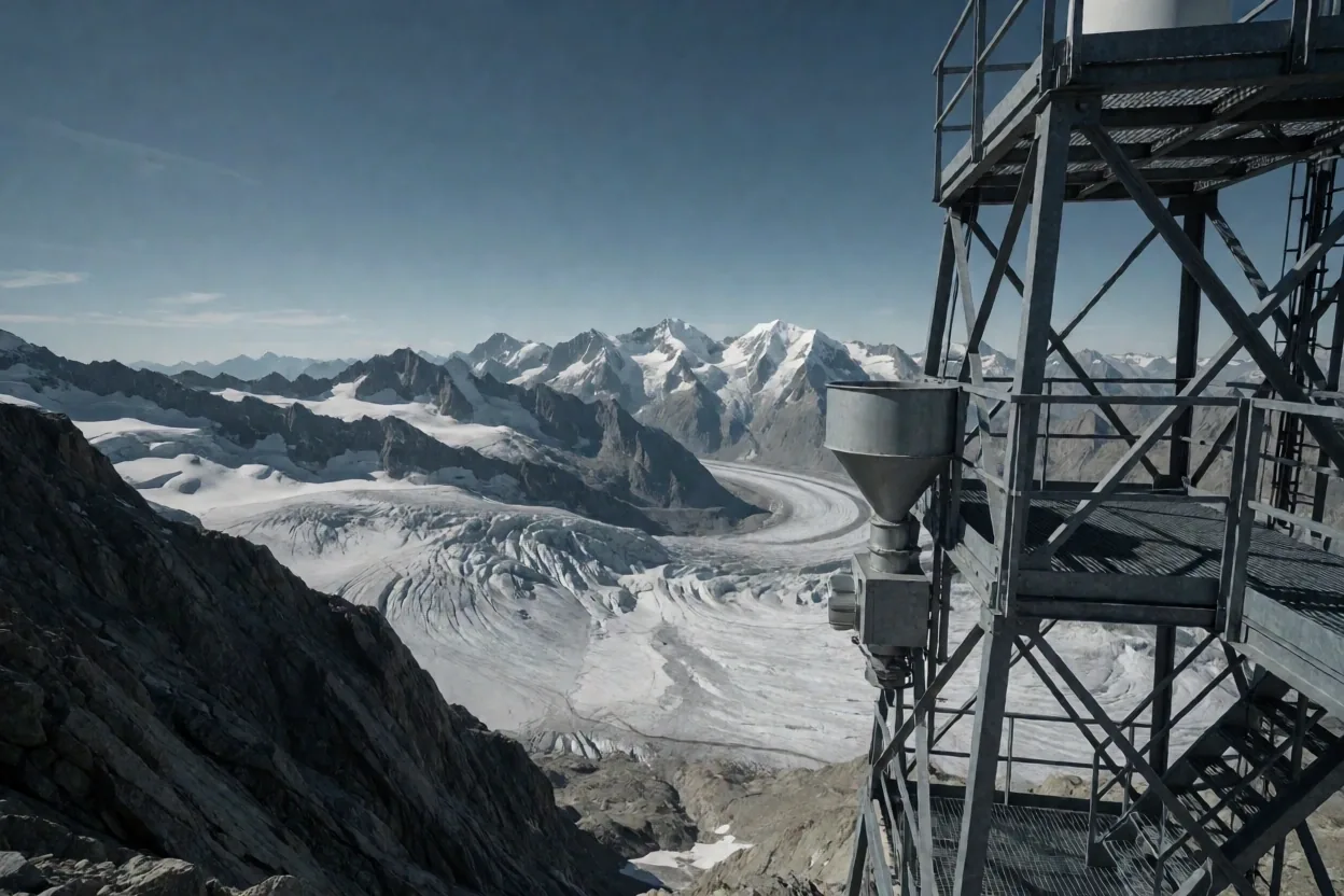 Meteorologische Messinstrumente im Hochgebirge